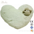 soft love shape animal plush back cushion